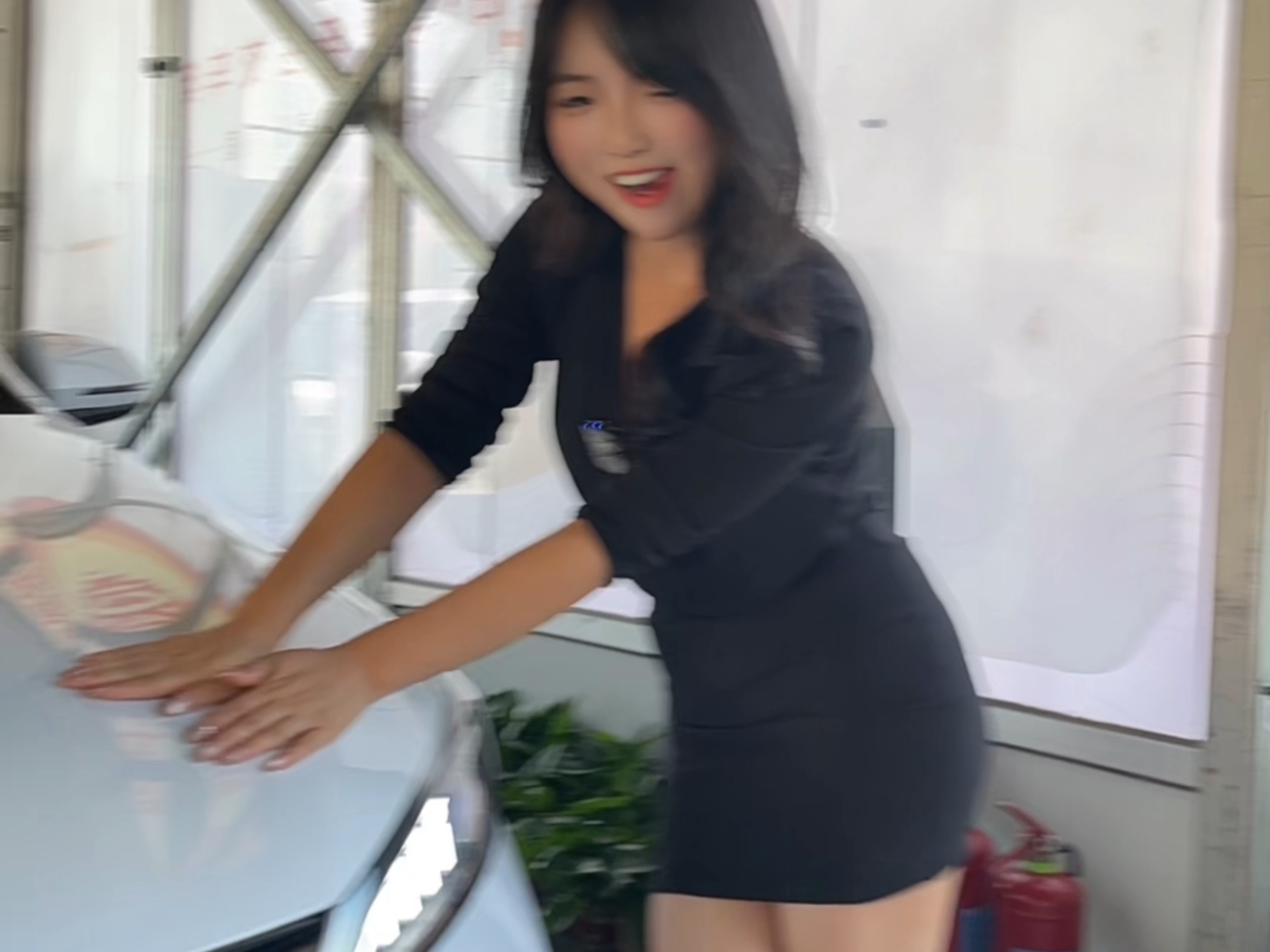 #4S店日常搞笑视频我运...