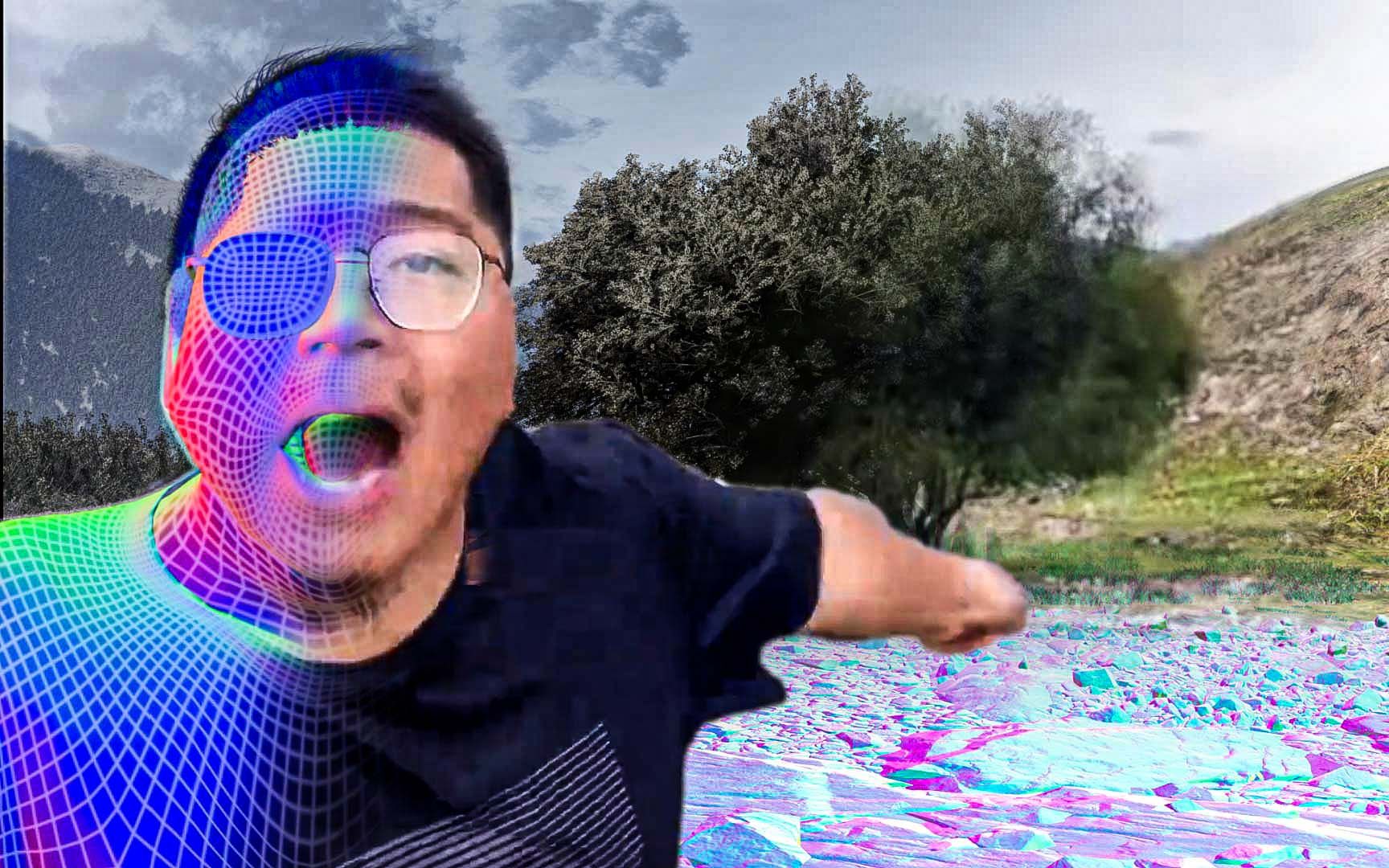 你这背景确实是假的