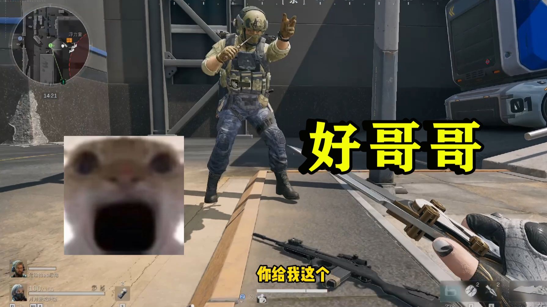 那把指我头的M14，突然...