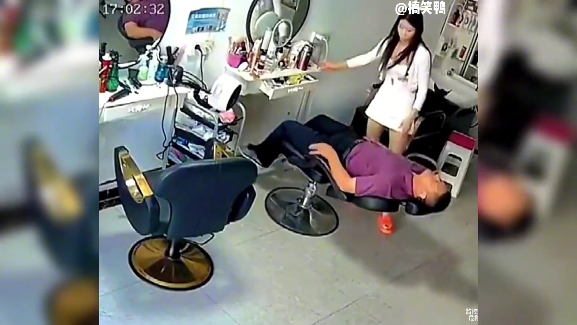 盘点监控下的倒霉蛋名场面...